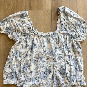 Carly Jean Los Angelas Floral Top
